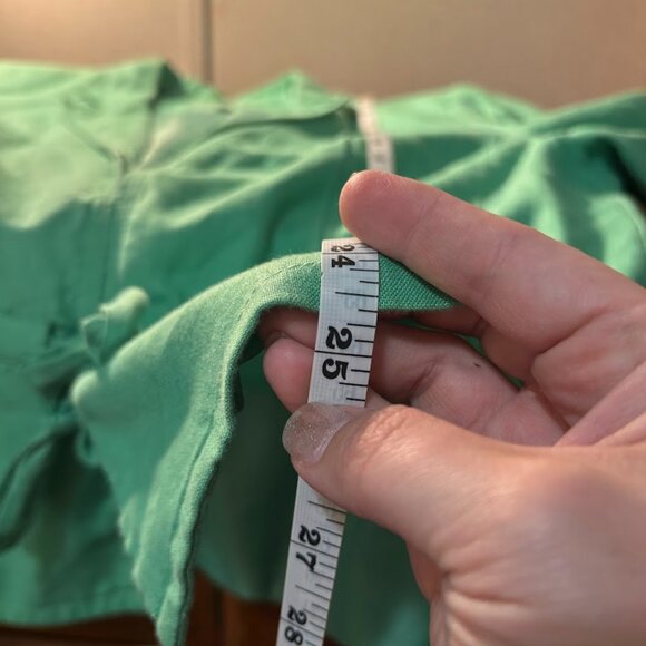 JM Collection 100% Linen Women's 16 Plus Green Chartreuse Blazer City Jacket - Picture 11 of 11